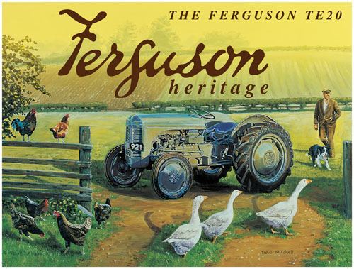 Ferguson Heritage Tractor Metal Sign - Click Image to Close