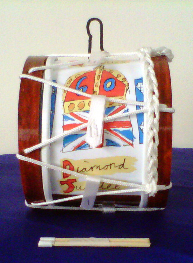 Lambeg Drum | Souvenir | Queen's Diamond Jubilee Logo