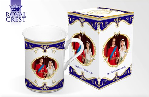 Royal Wedding Day Fine Bone China Can Shaped Mug - Click Image to Close