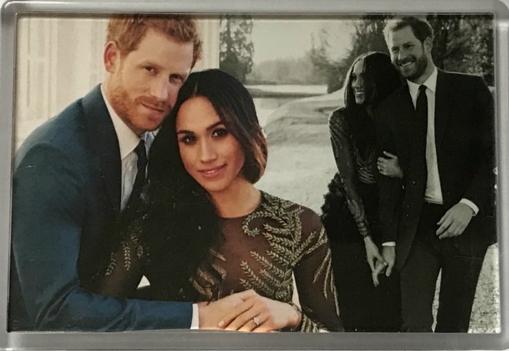 Harry and Meghan Casual Photo Fridge Magnet - Click Image to Close