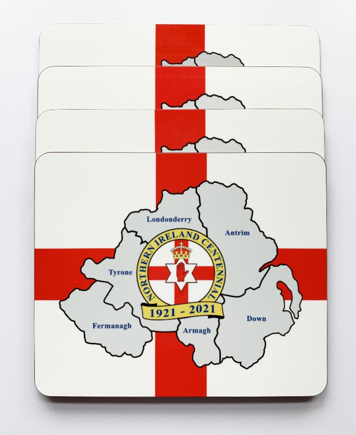 Northern Ireland Centennial Standard Placemats Set of 4