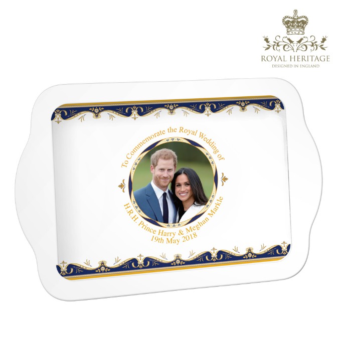 Royal Wedding Prince Harry and Meghan Markle Snack Tray - Click Image to Close
