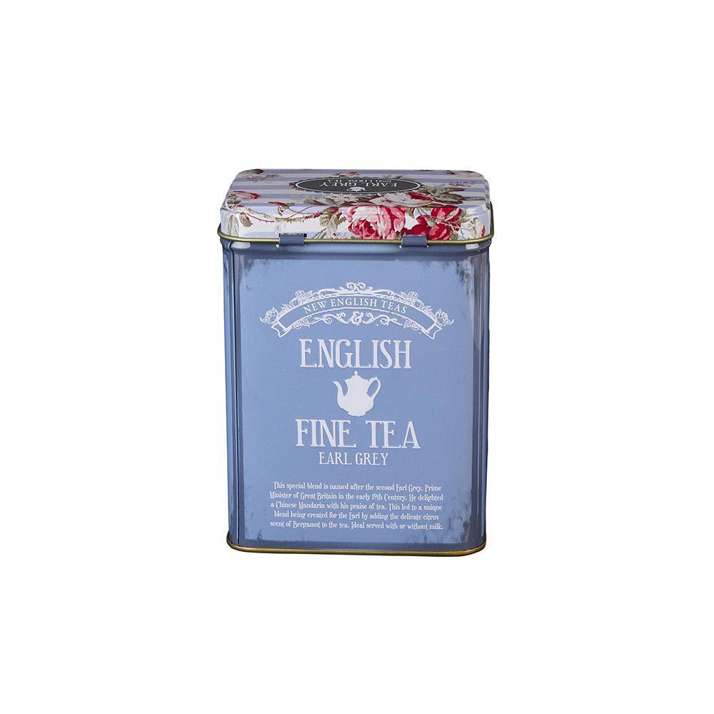 Vintage Floral English Earl Grey Tea Tin 125g